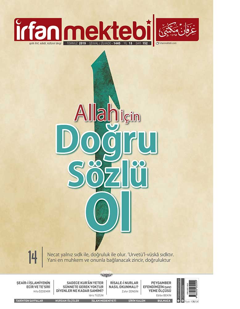 İRFAN MEKTEBİ DERGİSİ TEMMUZ 2019