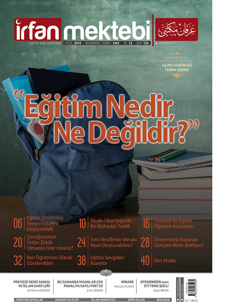 İRFAN MEKTEBİ DERGİSİ EYLÜL 2019